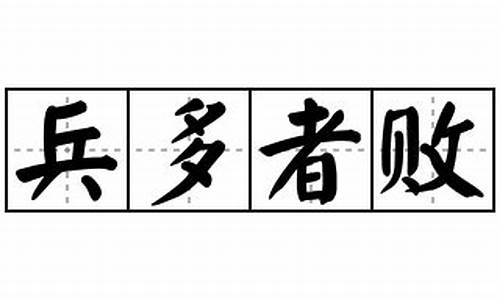 兵多者败代表生肖_兵多者败